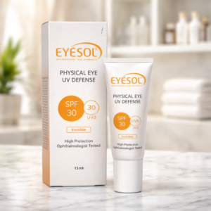 EYÉSOL Physical Eye UV Defense - SPF 30
واقي الشمس الفيزيائي المخصص لمنطقة محيط العين