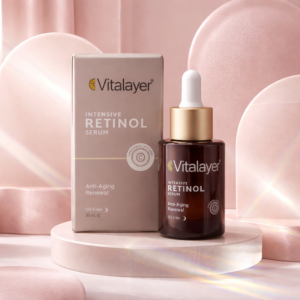 سيروم فيتالير (Vitalayer) ريتينول المكثف، وهو مصمم خصيصاً لتجديد البشرة ومكافحة علامات التقدم في السن.