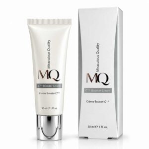 كريم محفز النضارة والتفتيح المركز سي بلس بلس بوستر كريم (C++ Booster Cream / Crème Booster C++) المعزز بفيتامين C ومضادات الأكسدة (30 مل) من إم كيو (MQ - Miraculous Quality)