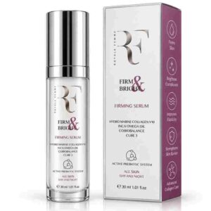 سيروم شد وتفتيح ونضارة البشرة فيرم آند برايت (Firm & Bright Firming Serum) بالكولاجين البحري V10 وزيت إينكا أوميغا ونظام البريبايوتك النشط (30 مل) من رويال فيم (ROYALE FEMME)