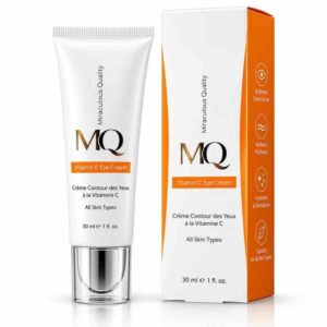 كريم محيط العين بفيتامين C لتفتيح الهالات وتقليل الانتفاخات فايتامين سي آي كريم (Vitamin C Eye Cream / Crème Contour des Yeux à la Vitamine C) لترطيب وتجديد حيوية محيط العين (30 مل) من إم كيو (MQ - Miraculous Quality)