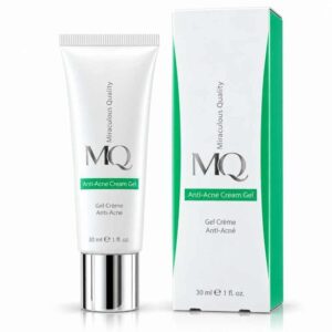 كريم جل علاج ومكافحة حب الشباب أنتي-أكني كريم جل (Anti-Acne Cream Gel / Gel Crème Anti-Acné) لتنقية المسام وتهدئة البثور وتنظيم الإفرازات الدهنية (30 مل) من إم كيو (MQ - Miraculous Quality)