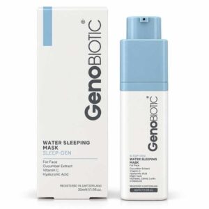 ماسك النوم المائي لترطيب وتهدئة وحبس رطوبة الوجه ووتر سليبينج ماسك سليب-جين (Water Sleeping Mask - SLEEP-GEN) بخلاصة الخيار وفيتامين C وحمض الهيالورونيك من جينوبيوتيك (GenoBIOTIC - Registered in Switzerland)