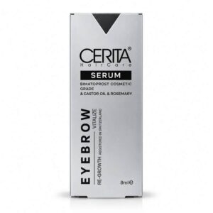 سيروم إنبات وتكثيف وتنشيط الحواجب فايتالايز ري-جروث سيروم (Eyebrow Serum - Vitalize / Re-Growth) بمركب بيماتوبروست التجميلي وزيت الخروع وإكليل الجبل من سيريتا هير كير (CERITA Hair Care - Registered in Switzerland)